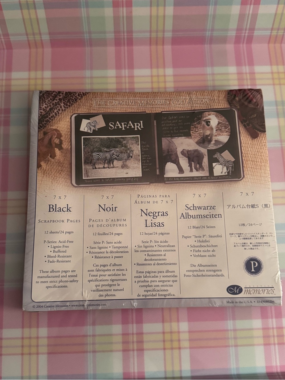 Creative Memories Black 7x7 Scrapbook Pages